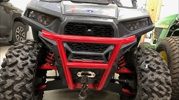 2020 RZR 900 Low profile front bumper install!!