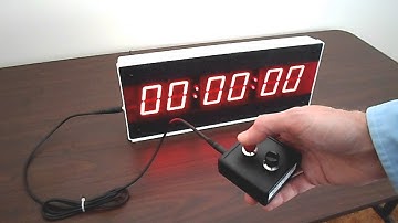 CK-4000 LED Industrial Stopwatch Responsive Remote Control