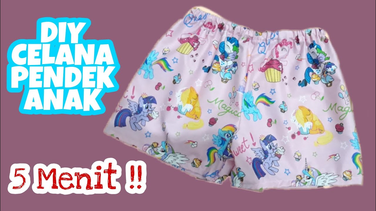  CARA  MEMBUAT CELANA  PENDEK  ter SIMPLE Pajama Shorts 