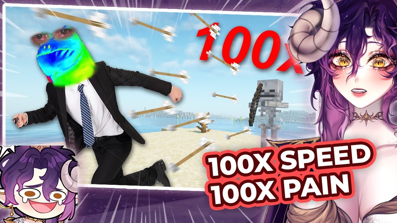 Он сделал НЕВОЗМОЖНОЕ || Martincitopants: Можно ли пройти Minecraft со скоростью реакции в 100 ра...