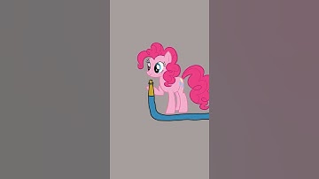 MLP Pinkie Drinks Lava #2danimation #shorts #pinkiepie