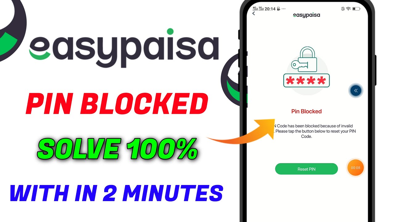 easypaisa pin blocked problem | easypaisa pin block | easypaisa pin ...