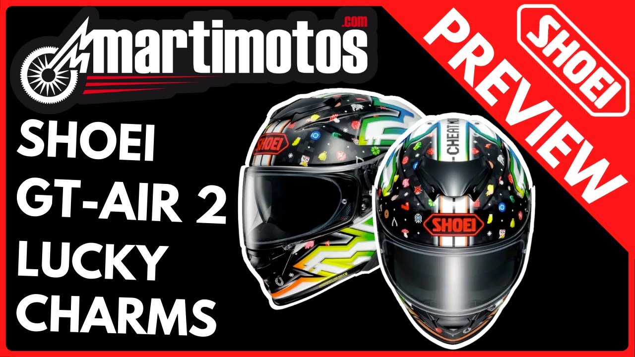 PREVIEW // SHOEI GT-AIR 2 LUCKY CHARMS - YouTube