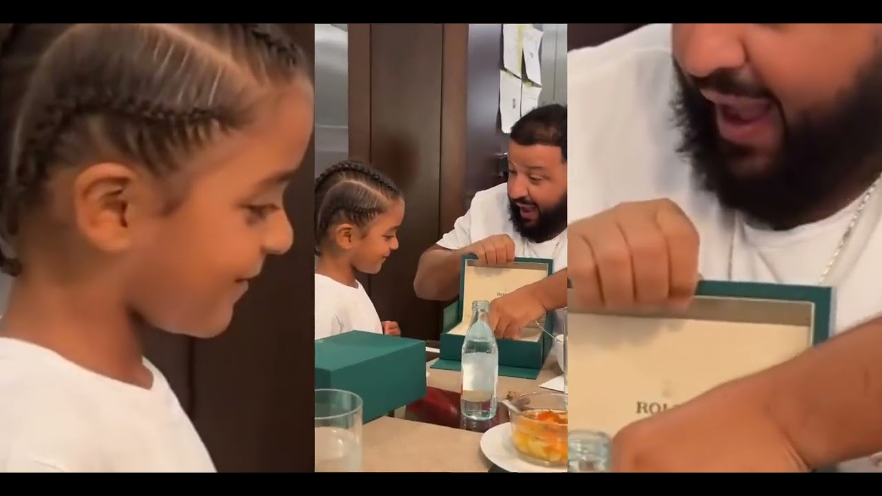 Dj khaled Celebrates Father's Day With Family | Dj Khaled Gets Emotional His Son Gifted A New Rolex