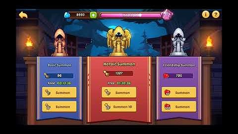 Idle Heroes /heroic summon christmas event 2018/opening 1500 scrolls (200 /1500)