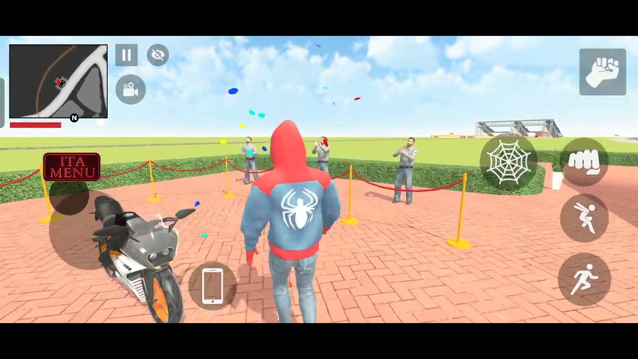 Spider ki power or bike modified 😅in game 