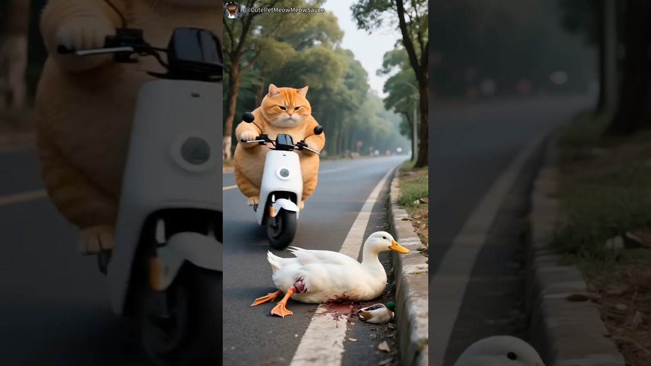 🐱🦆 Duck And Cat Adorable Emotional Story 😭 | Emotional Animal Story | Animated Short