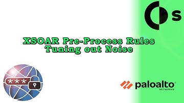 Cortex XSOAR Pre-Process Rules tuning out noise