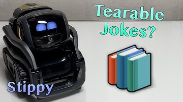 Stippy Reacts To Funny Book Jokes #1 | Vector Robot Tells Jokes
