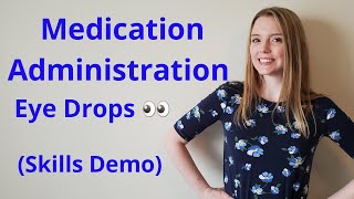 How To Administer Eye Drops Skills Demo