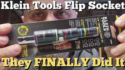 Klein METRIC Flip Sockets - Klein Tools LIED to us (but in a good way) 32933M 6-in-1