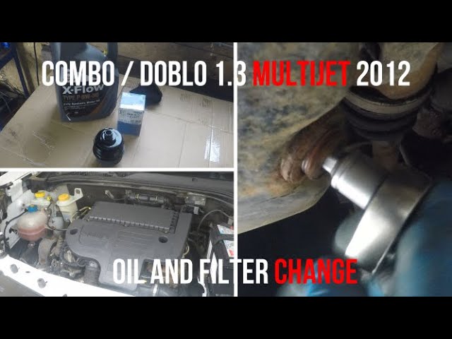 Cambio olio motore - Motor oil change 1.3 multijet 75-85-90-95 cv Purflux -  Ufi 