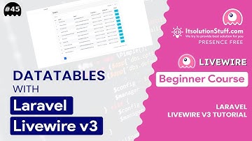 Datatables Component with Laravel Livewire 3 | EP 45