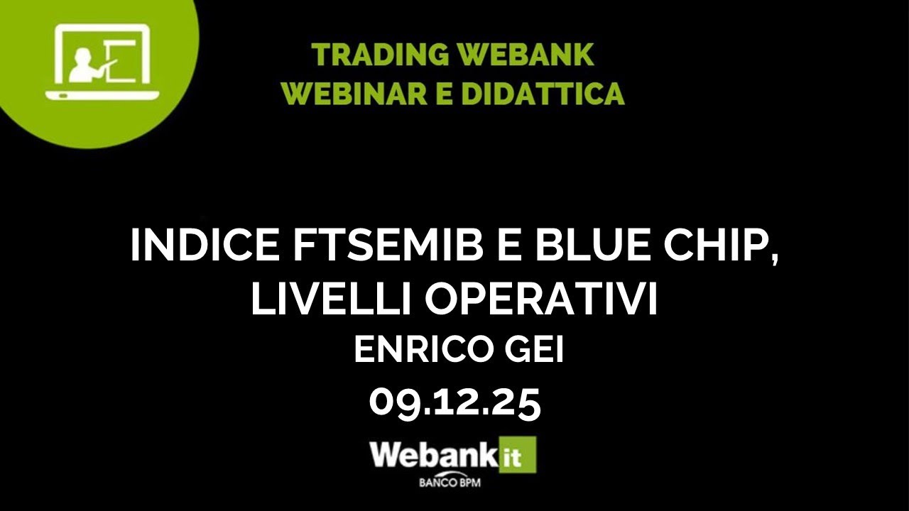 Indice FTSEMIB e BLUE CHIP, livelli operativi