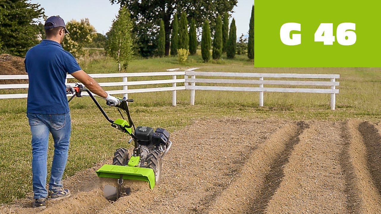 Agrileo Grillo single-axle tractor model G 46 - YouTube