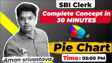 5:00 PM - SBI Clerk 2021 | Data Interpretation (DI) - Pie Chart | By Aman Srivastava Sir | LAB