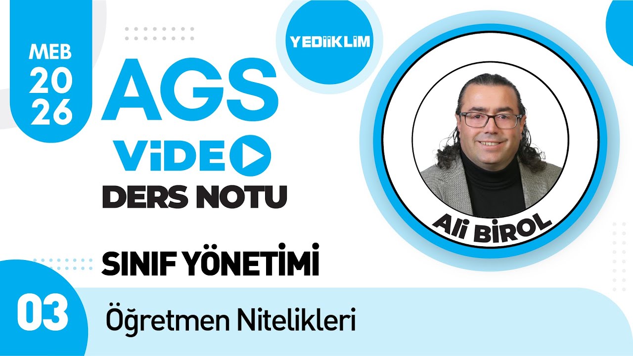 3 - Öğretmen Nitelikleri - Ali BİROL