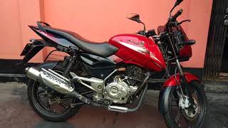 pulsar 150 red modified sticker