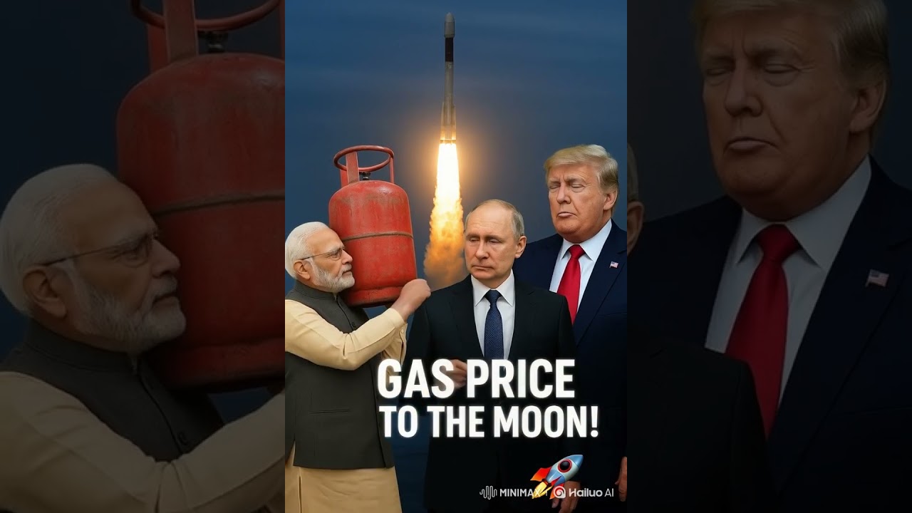 Modi, Putin & Trump Launch Gas Cylinder Rocket | Funny Political Short 2025 😂🚀