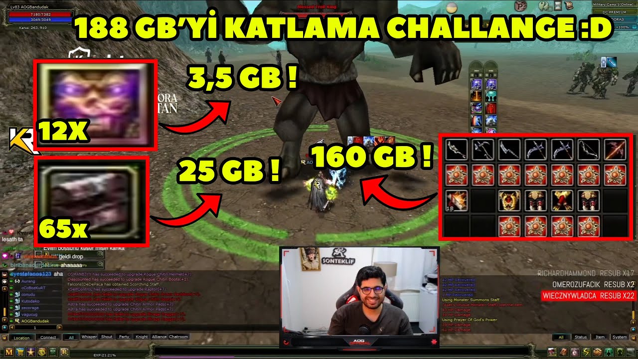 AOGofficial - 65x Accessory Box, 12x Summon Staff ve 160 GB'lik Upgrade Yapıyor ! Knight Online