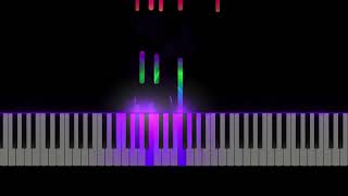 Debussy -  La Plus Que Lente (Falling Note Piano Tutorial)
