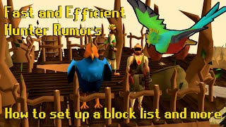 Fast and Efficient Hunter Rumors [17 Per Hour, 210k Exp/Hr]