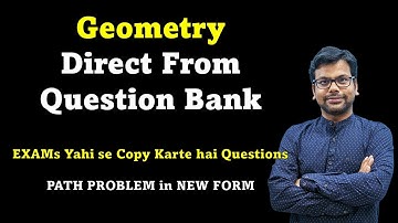 Can You Solve Class 8 Geometry - Path Problem | Geometry for XAT CAT SNAP SSC CDS - By Amiya Sir