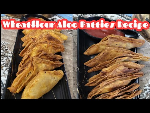 गेंहू के आटे से बनाए आलू पैटीज 🤤|| Wheatflour Aloo Patties Recipe || Healthy Recipe |Aloo Patties ||