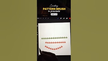 How To Make Pattern Brush in Procreate 🖌️✍🏻✨ #art #procreate #youtube #fun #love #fashionart #artist
