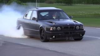 BMW M5 e34 - дрифт подборка.