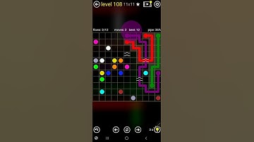 How To Solve Flow Free Bridges 11x11 Mania Pack Level 108 Board Walk Through Solution Walkthrough