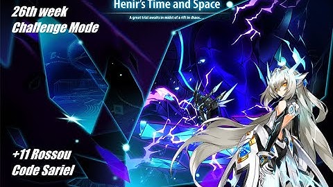 [Elsword EU] Code Sariel - Henir Challenge Mode 26th Week 2:12