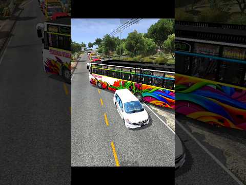 ஏதோ கொஞ்சம் பஸ் போக வழி இருக்கு #bussimulatorindonesia #bussid #gaming #shorts