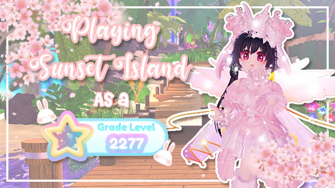 ❀ Playing Sunset Island as a level 2,270+ ❀ || Sunset Island part 1 || Royale High