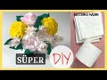 TUVALET KAĞIDI VE PEÇETEYLE 4 ÇEŞİT Kendin Yap/Diy Flower