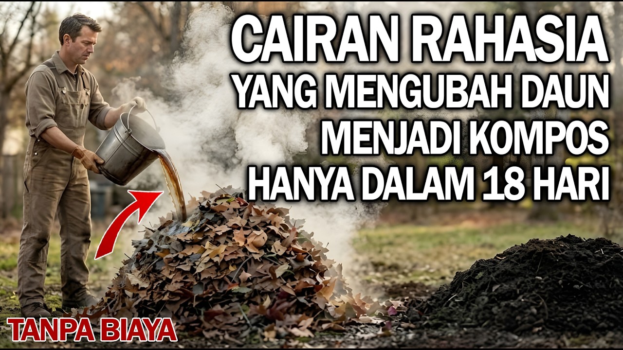 Cairan Rahasia Yang Dapat Mengubah Daun Menjadi Kompos Hanya Dalam 18 Hari!