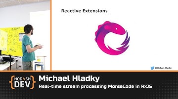 Real-time stream processing MorseCode in RxJS with Michael Hladky (English)