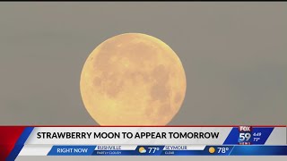 Strawberry Moon to appear tomorrow