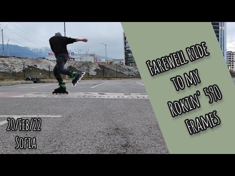 Last ride on my Rockin' 590 frames! For my skating PR80 won.