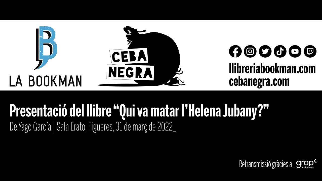 Presentació del llibre "Qui va matar l'Helena Jubany?"