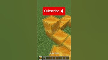 Building a Cube Out of Every Minecraft Block: Day 14– Honey Block #shorts