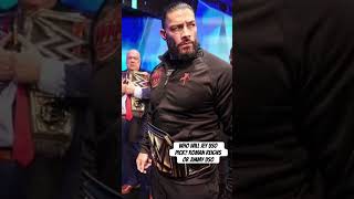 Who will Jey Uso pick Roman Reigns Or Jimmy Uso shorts wwe wrestling romanreigns smackdown