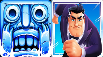 Temple Run 2 vs Agent Dash - Run, Dodge Quick! - Gameplay HD 2025 (Android/iOS) Candy Play