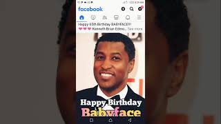 Happy 65th birthday Babyface.