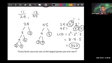 7.3 Adding and Subtracting Rational Expressions w/Common Denominators and Least Common Denominator