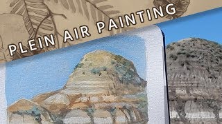 Plein Air Painting III // Gouache // Midland Provincial Park // Mary Sanche