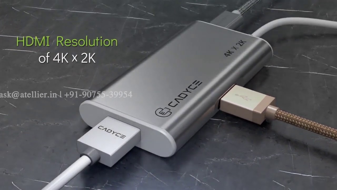 3D Product Animation of Multi port Adapter by Atellier - YouTube