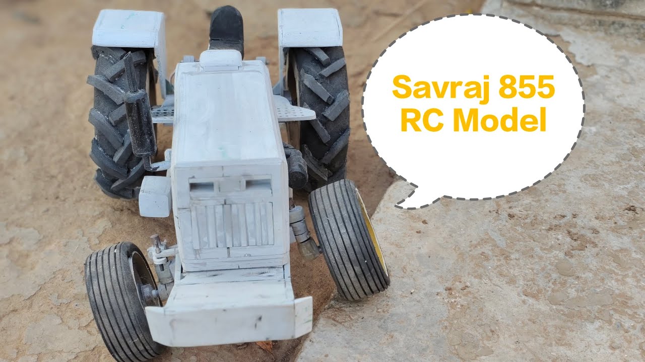 Pvc Model Diy 🔥Swaraj 855 Home made RC models//Beautiful Tractor is a homemade PVC//👍 ...