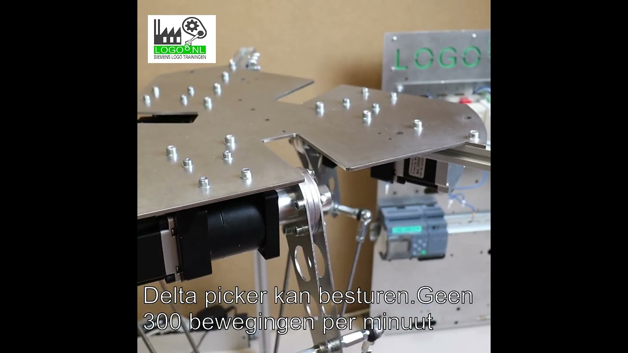 Delta x picker met Siemens Logo besturing. Start van het project.