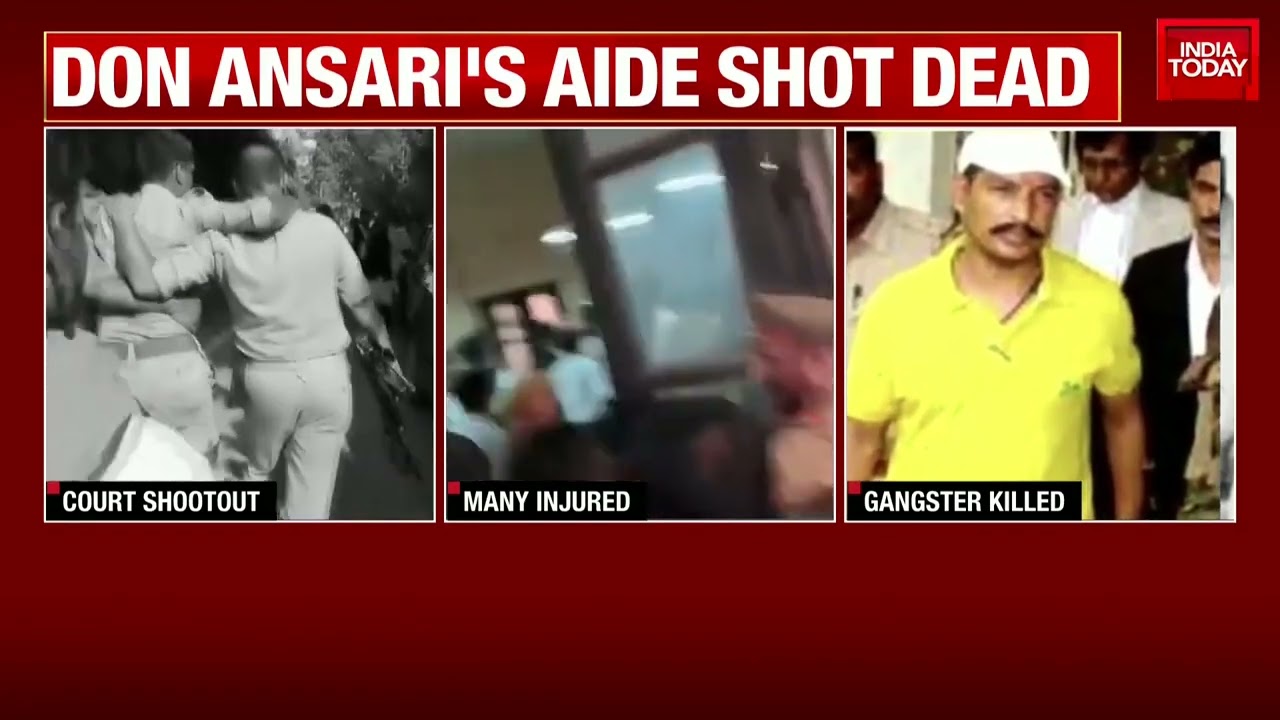 Gangster Sanjeev jeeva .Aide of mukhtar Ansari ;shot Dead in Lucknow court.